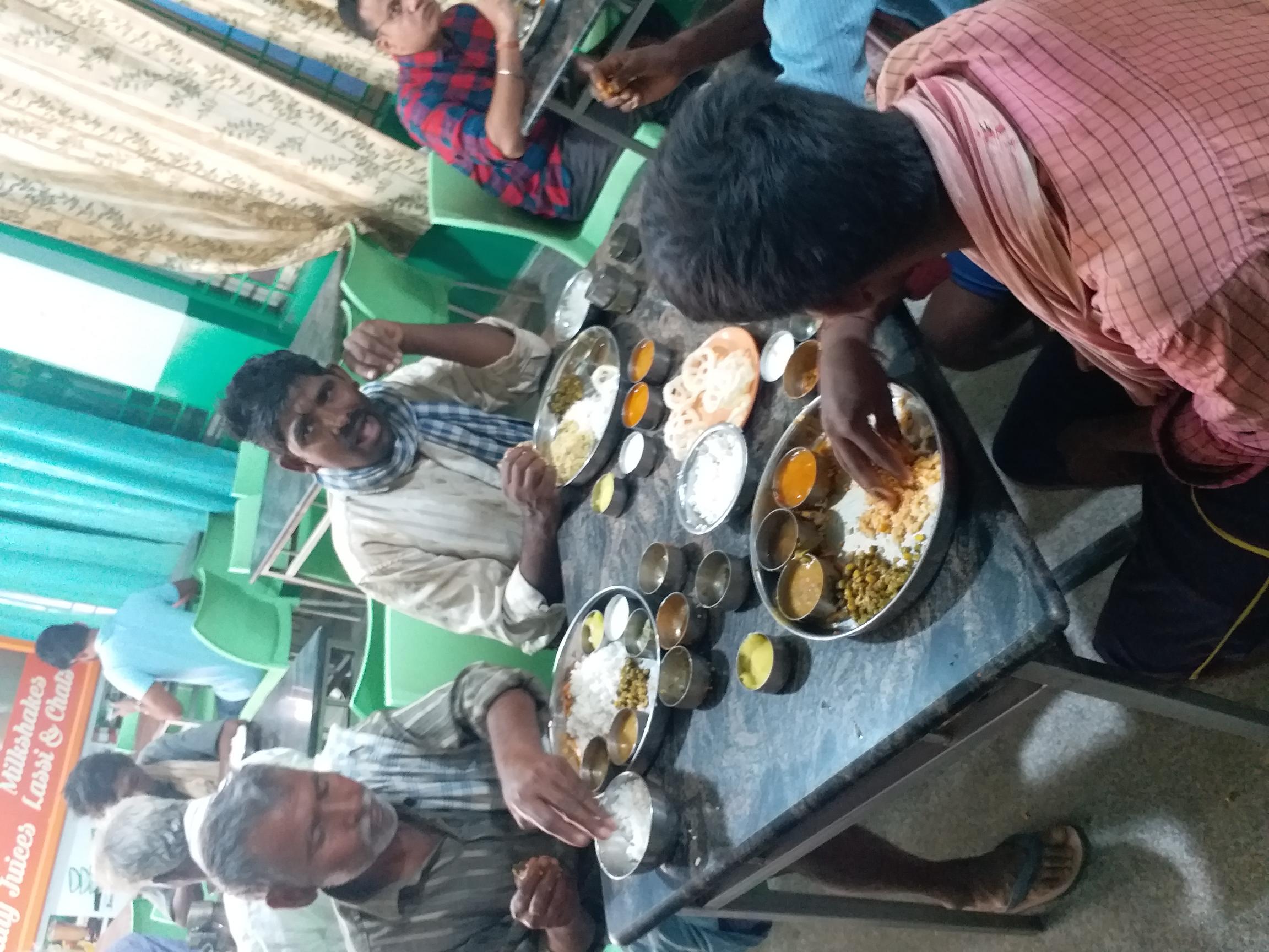 Lunch With Road Workers